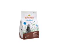 Almo Nature Pienso para Gatos Adultos Sterilized Beef Adult Cat (2 kg). Comida para Gatos Grandes Natural. Alimento Balanceado Seco, Alto en Proteínas