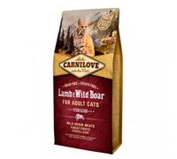 2 kg Carnilove Adult Sterilised Cordero y Jabalí pienso para gatos
