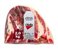 2 kg Punta de Jamón de Cebo de Campo Ibérico 50% Raza Ibérica Deshuesado - Jamon Iberico de Elaboracion Tradicional - Embutidos ibéricos