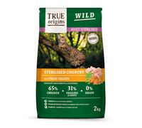 2 kg True Origins Wild Adult Sterilised Pollo Pienso para gatos