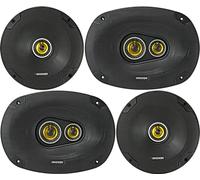 2 KICKER 43CSC674 Altavoces de Audio para Coche de 6.75" 600 W + 2 43CSC6934 6 x 9 900 W Altavoces