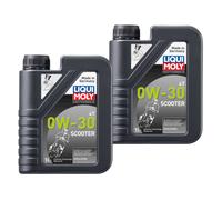 2 L Liqui Moly Aceite Motor Motorrad 4Takt 0W-30 Scooter ACEA A5 B5