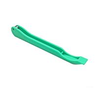 2 láminas de aluminio de cobre para manualidades de vidrieras con rodillos lisos, herramienta de lámina de plástico para aplicación de bordes, herramienta manual de 140 mm (verde)