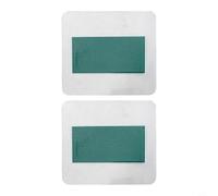 2 láminas de visualización de campo magnético, 25 x 50 mm, pantalla flexible para campos magnéticos, herramienta de experimentación científica para educación e investigación
