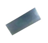 2 láminas flexibles de manganeso endurecido de 65 Mn, tira de aleación de acero azul, material de resorte de grado industrial(0.6X100X100MM)