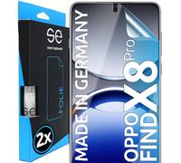 2 láminas protectoras 3D transparentes para Oppo Find X8 Pro, autoreparable, 100% compatible con huellas dactilares y FaceID, instalación fácil, ultratransparente, resistente a los golpes, TPU