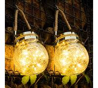 2 lámparas solares colgantes para exteriores, 30 ledes, farolillo solar para exteriores, lámparas solares de jardín, farolillos solares para exteriores, luz blanca cálida, decoración para exteriores,