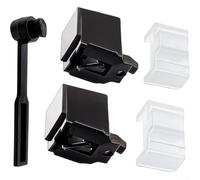 2 lápices capacitivos de repuesto ATN3600LE para tocadiscos Audio-Technica con cepillo de limpieza, aguja cónica para la serie LP60X