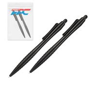 2 lápices capacitivos ergonómicos grandes, color negro, compatibles con Nintendo Wii, Wii U, DS, DSi XL, 2DS, 2DS XL, 3DS XL, 3DS XL, 3DS XL, 3DS XL, 3DS XL
