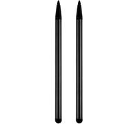 2 lápices capacitivos negros para pantallas táctiles, lápiz capacitivo universal, dispositivos de pantalla táctil capacitiva, compatible con iPad, Samsung Galaxy, teléfonos inteligentes de pantalla