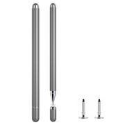 2 lápices capacitivos para Samsung Galaxy Tab A7/A8/A8plus/A9/A9Plus, S Pen compatible con iOS/Android/Windows y otras series de dispositivos digitales de pantalla capacitiva (gris)