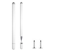 2 lápices capacitivos para Samsung Galaxy Tab A7/A8/A8plus/A9/A9Plus, S Pen compatible con iOS/Android/Windows y otras series de dispositivos digitales de pantalla capacitiva (blanco)