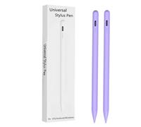 2 lápices capacitivos para tablet Samsung Galaxy Tab A9/A8/A7 para iOS/Android/Windows Stylists Pen con lápiz capacitivo de doble pantalla táctil (lavanda)