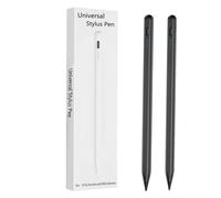 2 lápices capacitivos para tablet Samsung Galaxy Tab A9/A8/A7 para iOS/Android/Windows Stylists Pen con lápiz capacitivo de doble pantalla táctil (negro)