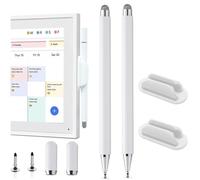 2 lápices capacitivos y soporte para calendario Skylight de 15 pulgadas, bolígrafo de doble punta 2 en 1 compatible con Skylight de 15.6 pulgadas, calendario digital inteligente de 27 pulgadas con