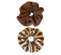 2 lazos elásticos para el pelo con rayas antideslizantes, cómodos para uso diario, accesorios coloridos para mujer, accesorios antideslizantes