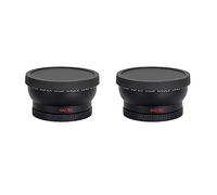 2 lentes convertidoras de 58 mm de gran angular 0.45X con accesorio macro de primer plano para Rebel T6S, T6I, SL1, T5, T5I, T4I, T3