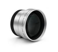 2 lentes de conversión de teleobjetivo profesional compatibles con Sony HXR-NX70E, vidrio óptico japonés, enfoque automático y manual, montaje atornillado, mejora de zoom de largo alcance para vida