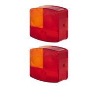 2 Lentes De Luz Luz Trasera Izquierda R10W Halógeno HELLA Para FENDT Farmer