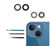 2 lentes de repuesto para cámara trasera 13 Mini / 13 con kit de | Sapphire 13Mini para iPhone 13Mini, lente de cámara trasera 13, lente de cámara trasera Sapphire 13 para iPhone 13