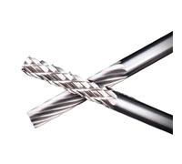 2 limas rotatorias de vástago de 3 mm for pulir madera y metal, brocas de carburo, fresas de extremo rotatorias de aleación dura.(4456)