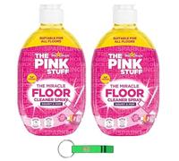 2 limpiadores de suelos The Pink Stuff The Miracle Floor Cleaner Spray | Squirt & Mop/fórmula de secado rápido | no requiere agua 750 ml + llavero Beni Culinari gratis