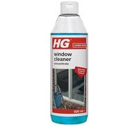 2 limpiadores de ventanas HG de 500 ml, un líquido limpiador de ventanas súper concentrado para limpiar ventanas sin dejar rayas. Una solución de limpieza de ventanas utilizada por limpiadores
