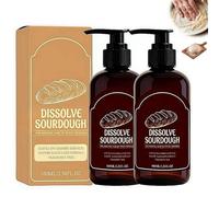 2 limpiadores disolventes de masa para hornear desorden, fórmula enzimática profesional que descompone el gluten y el almidón duros, no más residuos de masa madre de utensilios y batidores, suave para