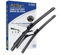 2 limpiaparabrisas delanteros de 26 pulgadas + 18 pulgadas para Volkswagen Passat 2015-2021/GTI 2013-2020/Audi A3 2012-2021-OE calidad original (paquete de 2)
