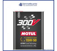 2 Litros Aceite Motul 300V 15W50 Competition Ester Core - Racing Motor Oil