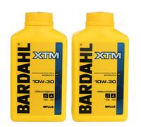 Bardahl Aceite motor para moto XTM 10W-30 4T Blend sintético JASO MA2 API SN 4 L