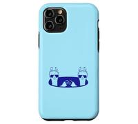 2 Llamas Team Two Gafas de Sol Friends Fist Ground Hole Cool Carcasa para iPhone 11 Pro