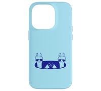 2 Llamas Team Two Gafas de Sol Friends Fist Ground Hole Cool Carcasa para iPhone 14 Pro