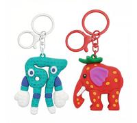 2 llaveros 67 & elefante fresa regalo gracioso para amigos, peluche six seven, six seven peluche