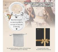 2 Llaveros De Trébol De Cuatro Hojas Hechos De Acero Inoxidable, 4 Coles Huecos De Trébol De Cuatro Hojas, Llaveros Inspiradores Alemanes, Adornos De Embalaje De Tarjetas, Regalos para Colegas.