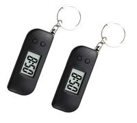 2 llaveros portátiles con cronometraje preciso para exámenes, deportes y uso diario, llavero portátil de funcionamiento simple, reloj electrónico con cronometraje preciso para exámenes, deportes y uso