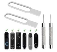 2 llaves de timbre, herramienta de repuesto para llave de timbre, con 2 pines de extracción de timbre, herramienta de liberación de pin de seguridad, compatible con timbre Blink y timbre de video