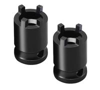 2 llaves de vaso para amoladora angular, adaptador de 1/2 pulgada, llave de 4 pines para herramientas eléctricas y amoladoras sin cables, llave de amoladora angular fácil de girar