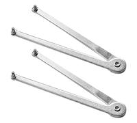 2 llaves inglesas ajustables, llave amoladora angular ajustable de 4 mm, llave de llave universal para amoladora angular, llave de contratuerca para almohadillas de respaldo en amoladora angular y