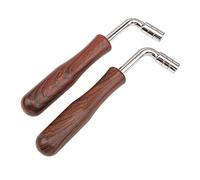 2 llaves Yootones en forma de L para afinador de piano, llave profesional, punta cuadrada, herramienta de afinación de martillo, herramienta compatible con herramienta de reparación de piano