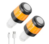 2 luces de extremo de manillar de bicicleta con alto brillo, fácil instalación, luz de giro de extremo de barra e indicador de scooter eléctrico para scooters eléctricos