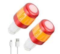 2 luces de extremo de manillar de bicicleta con alto brillo, fácil instalación, luz de giro de extremo de barra e indicador de scooter eléctrico para scooters eléctricos