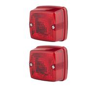 2 Luces De Freno Derecha P21W Halógenas Rojas HELLA Compatibles Con IVECO