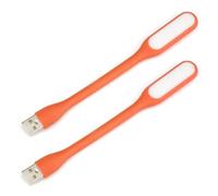 2 luces de lectura USB flexibles USB para teclado para laptop, lámpara de lectura flexible portátil para adaptador de laptop