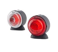 2 Luces De Límite Derecha 24 V C5W Halógeno Rojo HELLA Para Entre Otros MB LP