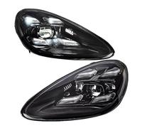 2 luces delanteras LED compatibles con faros delanteros LED Porsche Cayenne 2011-2018 actualización de coche 2021 estilo completo Led DRL accesorios de faros(11-14_NO AFS)