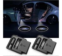 2 luces inalámbricas para puerta de coche Ford, compatibles con proyector de sombras fantasma, HD, bienvenida