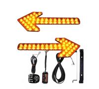 2 luces intermitentes de señalización en forma de flecha, indicador de advertencia de tráfico para vehículos, luces estroboscópicas para coches, camiones, todoterrenos y remolques.(35*20cm/14*8 in)