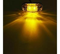 2 Luces LED Ámbar 2.5" para Remolque 2 Diodos | 2 unidades, ámbar intenso, 2 diodos por , 2.5 pulgadas, voltaje 12V estable
