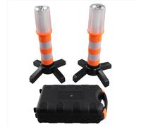 2 luces LED de emergencia para carretera, luces estroboscópicas de advertencia